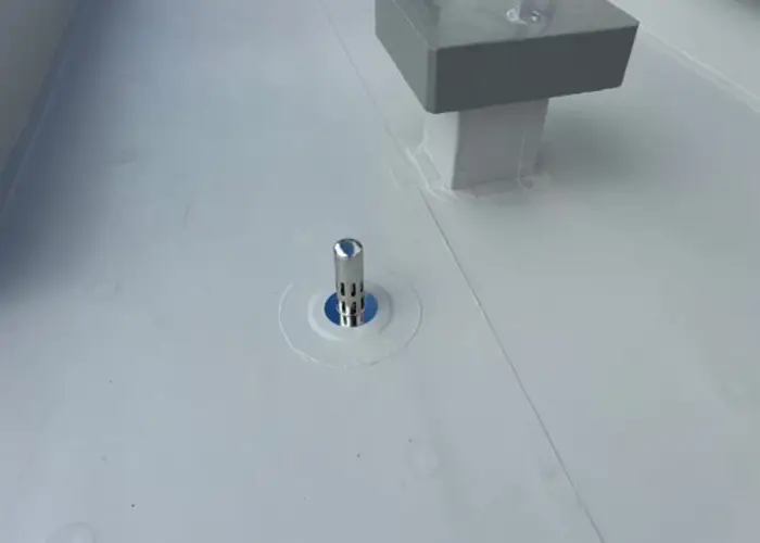 塩化ビニール防水施工後