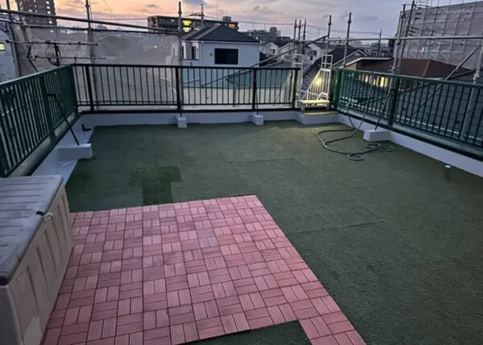 川崎塗装防水屋上施工例