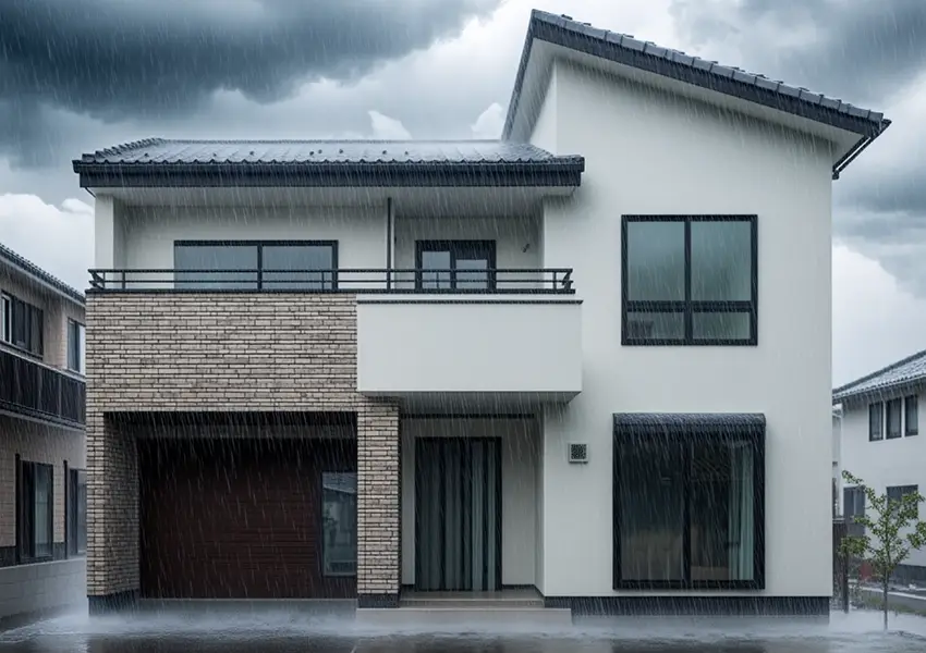 荒天による被害のイメージ